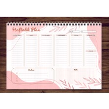 Express Planner A4 Haftalık Planlayıcı Pink Stick