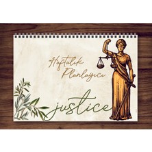 Express Planner A4 Haftalık Planlayıcı Justice