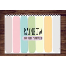 Express Planner A4 Haftalık Planlayıcı Rainbow