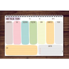 Express Planner A4 Haftalık Planlayıcı Rainbow