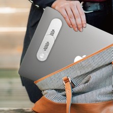 Bipower Std-16 Laptop Için Çok Açılı Metal Telefon Tutucu Gümüş