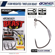 Owner 5130W Weigted Twistlock Beast Silikon Iğnesi