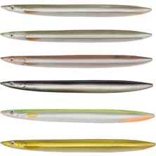 Savage Gear B-Sg Line Thru Sandeel 150MM 27G 04-Black Ghost