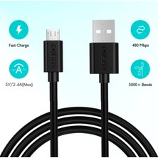 Choetech USB To Micro-Usb 1.2m Hızlı Şarj ve Data Kablosu AB003