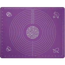 Pazariz 40 x 50 cm Silikon Hamur Matı Mor Renk