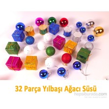 Pazariz Yılbaşı Ağacı Süsü - 32 Parça
