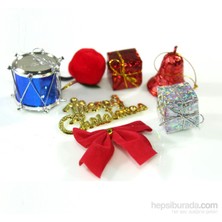 Pazariz Yılbaşı Ağaç Süsü 7 Parça Karışık