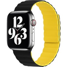MobaxAksesuar Apple Watch 10 42mm - 38/40/41mm Kordon Renkli Strap Deri Loop Kordon 2/3/4/5/6/se/7/8/9