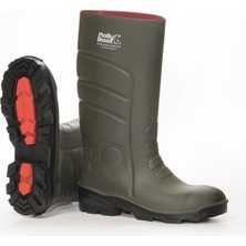 Polly Boot Pollyboot Vega S4 Haki Renk Çizme Çelik Burunlu 36 Numara Güvenlik Standartları ile