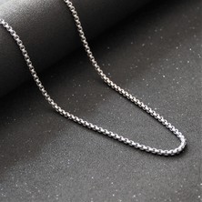 Eastside JZ231560 Kare Zincir Erkek 316L Çelik Kolye