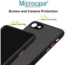 Microcase iPhone Se (2022) London Serisi Darbeye Dayanıklı Kılıf - Buzlu Siyah