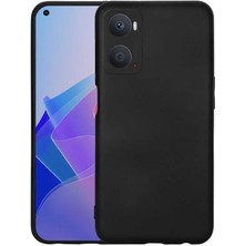 Oppo A96 4g ile Uyumlu Kılıf Mara Silky Termoplastik Kılıf Siyah