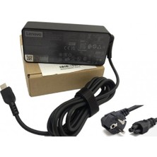 Lenovo 02DL128 02DL106 Uyumlu  Orijinal  Lenovo Type-C Adaptör 20V 3,25 65W) white