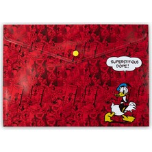 Umix A4 Çıtçıtlı Dosya Disney Donald Duck Design 3'lü Karışık