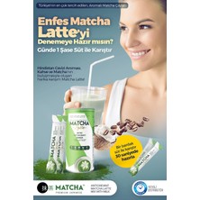 Matcha Latte Kahve ve Hindistan Cevizi Aromalı Matcha Çayı, 20x7GR 1 Kutu