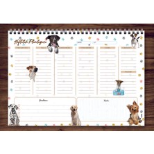 Express Planner A4 Haftalık Planlayıcı Dogs Animal 2