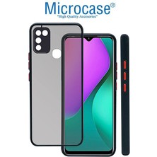 Microcase Infinix Hot 10 Play London Serisi Darbeye Dayanıklı Kılıf - Buzlu Siyah