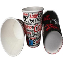 Aygün Cup 7 Oz Karton Bardak 180 ml - 300'LÜ / Kaliteli Otomat Bardağı ( Kahve, Yeşil, Kırmızı )