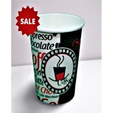 Aygün Cup 7 Oz Karton Bardak 180 ml - 300'LÜ / Kaliteli Otomat Bardağı ( Kahve, Yeşil, Kırmızı )