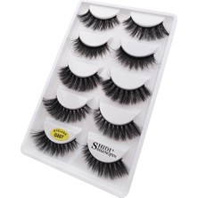 Vanmbo 10X Doğal Siyah Kalın Çapraz Uzun 3D Fiber Lashes Uzatma Yanlış Kirpikler (Yurt Dışından)