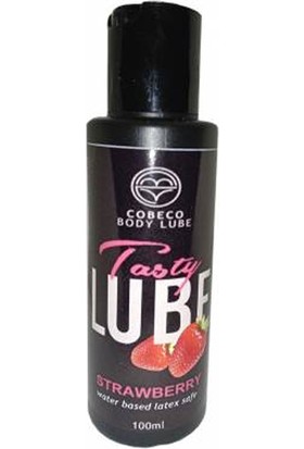Cobeco Strawberry Tasty Lube 100ML Su Bazlı Çilek Aromalı Kayganlaştırıcı 1 Adet