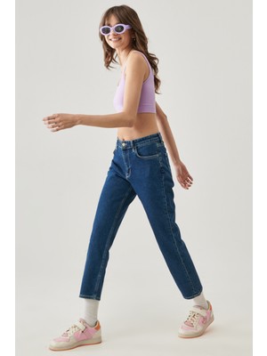 Lee Kadın Carol Regular Straight Fit Yüksek Bel Esnek Jean Kot Pantolon