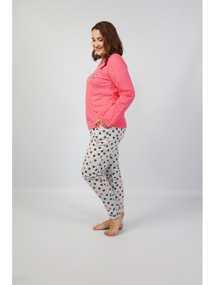 Obje Kadın Gül Kurusu Rengi Pijama Takımı