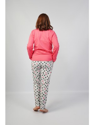 Obje Kadın Gül Kurusu Rengi Pijama Takımı