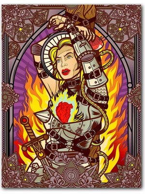 Cakatablo Ahşap Tablo Madonna, Billboard Görseli (25X35 cm Boyut)