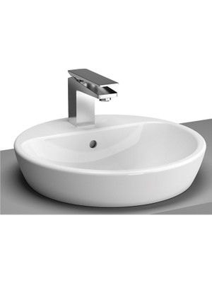 Vitra 5941B003-0001 Metropole Yuvarlak Çanak Lavabo, 45 Cm, Beyaz