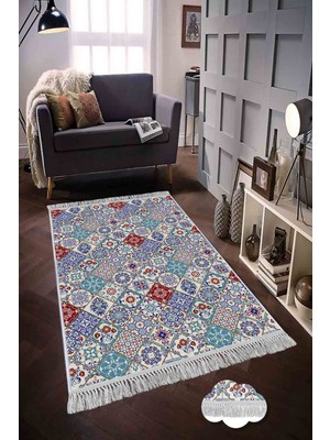 Homefesto Şönil Dokuma Kilim Dekoratif Özel Tasarım Dokuma Taban Yıkanabilir Kilim