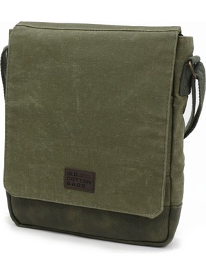 Old Cotton 7112 Suya Dayanıklı Okul Baguette Tablet Çapraz Askılı Omuz Postacı Çantası