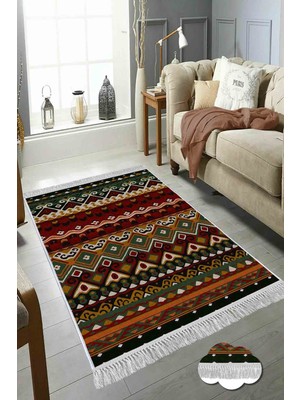 Homefesto Şönil Dokuma Kilim Dekoratif Özel Tasarım Dokuma Taban Yıkanabilir Kilim