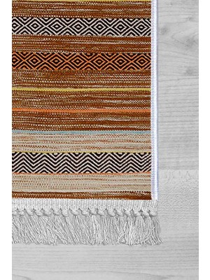 Homefesto Şönil Dokuma Kilim Dekoratif Özel Tasarım Dokuma Taban Yıkanabilir Kilim