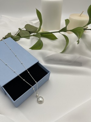 Ansar Jewellery Inci Gümüş Kolye