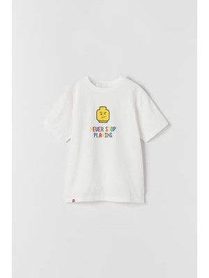 Damla Bebe Kız Erkek Çocuk 5-14 Yaş Baskılı T-Shirt