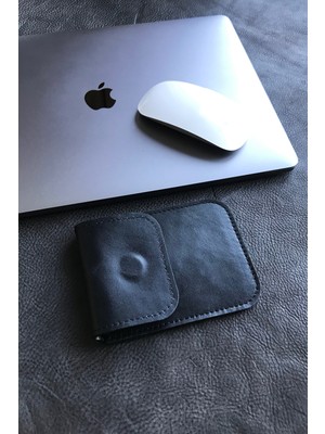 VİP GİFT Magic Mouse Kılıfı Apple Hakiki Deri Siyah