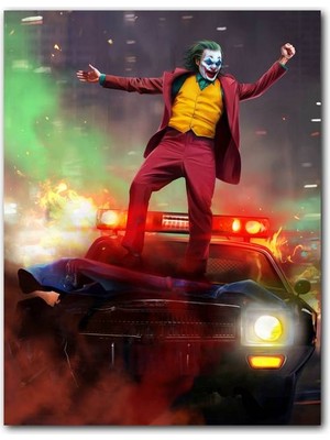 Cakatablo Ahşap Tablo Joker 2019 Yapıt Görsel (25X35 cm Boyut)
