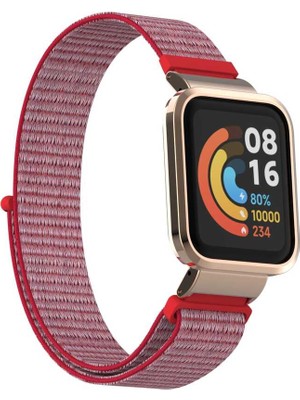 MobaxAksesuar Xiaomi Redmi / Mi Watch Lite 1 Kordon Kasalı Hasır Kordon