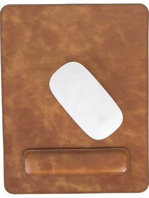 PLM Comfy Bileklikli Deri Mouse Pad TN11 Taba
