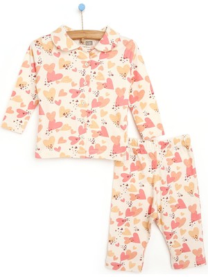 Hello Baby Hellobaby Basic Kız Bebek Gömlek Yaka Pijama Takımı