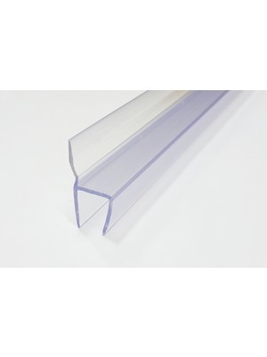 Şahin Şeffaf Cam Balkon Fitili Cam Balkon Contası 8 mm Camlar Için 180 cm 10 Adet H Tipi