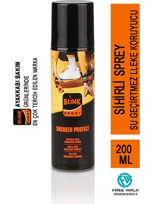 Blink Sport Sneaker Protect Su Geçirtmez ve Lekeden Koruyucu Sprey 200 ml