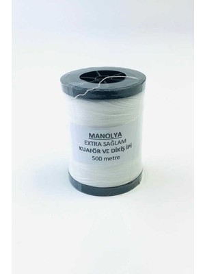 Manolya Profesyonel Kuaför İpi Ekstra Sağlam 500 Metre Beyaz Renk Kullanıma Uygun