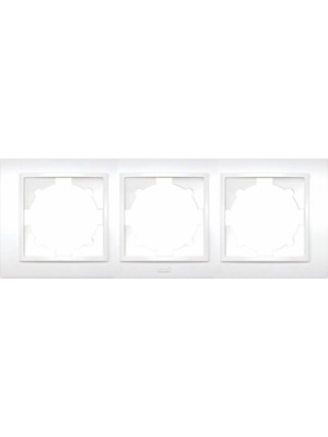 Elbi Zena Beyaz 3lü Çerçeve Elbi