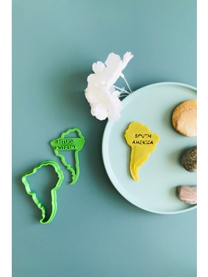 Cestopieno Güney Amerika Kıtası Kurabiye Kalıbı