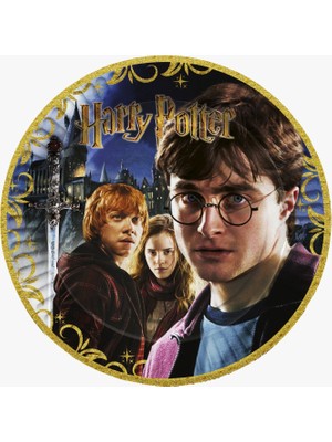 Harry Potter Parti Süsleri 24 Kişilik  Afişli Masa Etekli Harry Potter Doğum Günü Seti