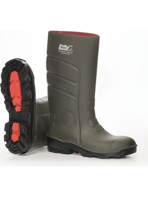Polly Boot Pollyboot Vega O4 Çelik Burunsuz Haki Renk Çizme 43 Numara