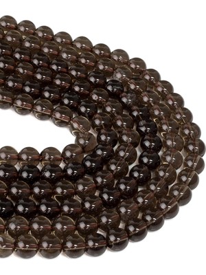 Dünya Doğal Taş 6 mm Dumanlı Kuvars Taşı Dizi