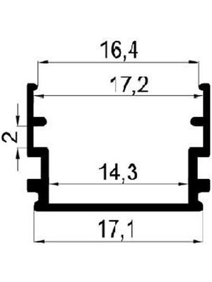 Dora Led  Alüminyum Boş Kasa LED Profil Yerli Kasa - LED Bar Kasa- Opak Cam 150CM